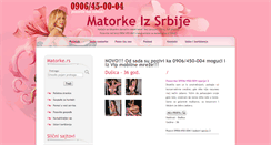 Desktop Screenshot of matorke.rs